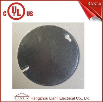 中国 鋼鉄円形の電気出口カバー、0.80mmから1.60mmの厚さ サプライヤー