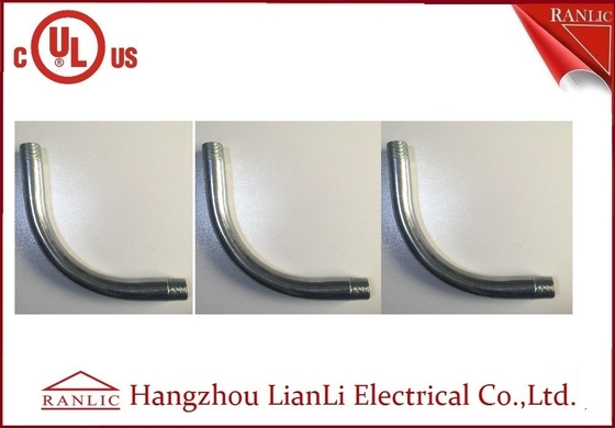 中国 3インチ/4インチの鋼鉄堅い金属の水路の肘のニップルのエレクトロは電流を通した サプライヤー