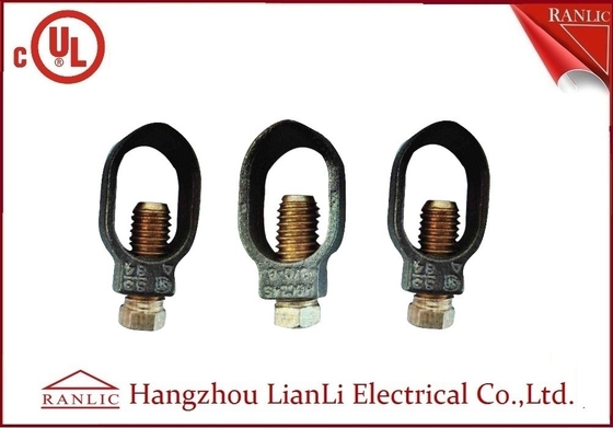 中国 3/8&quot; 1/2」接地棒はカスタマイズされる真鍮の電気ワイヤーで縛る付属品を締め金で止める サプライヤー