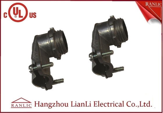 中国 鋼鉄適用範囲が広い水路の付属品は90程度BXのコネクター、ULファイルNO E469552を絞る サプライヤー