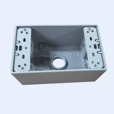中国 アルミニウム ダイ カストの防水水路箱ポリ塩化ビニールは灰色色5に7つの穴塗った サプライヤー