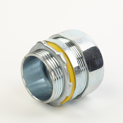 Raintight EMTの圧縮のカップリング3/4&quot; 4&quot;緑の帽子によって絶縁されるリング サプライヤー