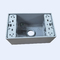 アルミニウム ダイ カストの防水水路箱ポリ塩化ビニールは灰色色5に7つの穴塗った サプライヤー